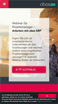 Mobile Screenshot of abas.de